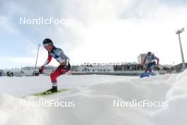 20.01.2024, Oberhof, Germany (GER): Xavier Mckeever (CAN), Zak Ketterson (USA), (l-r)  - FIS world cup cross-country, mass, Oberhof (GER). www.nordicfocus.com. © Modica/NordicFocus. Every downloaded picture is fee-liable.