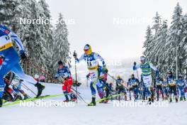 20.01.2024, Oberhof, Germany (GER): Jens Burman (SWE) - FIS world cup cross-country, mass, Oberhof (GER). www.nordicfocus.com. © Authamayou/NordicFocus. Every downloaded picture is fee-liable.