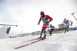 20.01.2024, Oberhof, Germany (GER): Harald Oestberg Amundsen (NOR), Jens Burman (SWE), (l-r)  - FIS world cup cross-country, mass, Oberhof (GER). www.nordicfocus.com. © Modica/NordicFocus. Every downloaded picture is fee-liable.