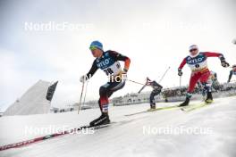 20.01.2024, Oberhof, Germany (GER): Lucas Boegl (GER), Didrik Toenseth (NOR), (l-r)  - FIS world cup cross-country, mass, Oberhof (GER). www.nordicfocus.com. © Modica/NordicFocus. Every downloaded picture is fee-liable.