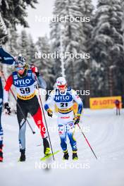 20.01.2024, Oberhof, Germany (GER): Gustaf Berglund (SWE) - FIS world cup cross-country, mass, Oberhof (GER). www.nordicfocus.com. © Authamayou/NordicFocus. Every downloaded picture is fee-liable.