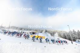 20.01.2024, Oberhof, Germany (GER): Start of mens race - FIS world cup cross-country, mass, Oberhof (GER). www.nordicfocus.com. © Modica/NordicFocus. Every downloaded picture is fee-liable.