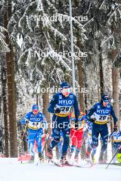 20.01.2024, Oberhof, Germany (GER): Elia Barp (ITA) - FIS world cup cross-country, mass, Oberhof (GER). www.nordicfocus.com. © Authamayou/NordicFocus. Every downloaded picture is fee-liable.