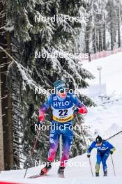 20.01.2024, Oberhof, Germany (GER): Scott Patterson (USA) - FIS world cup cross-country, mass, Oberhof (GER). www.nordicfocus.com. © Authamayou/NordicFocus. Every downloaded picture is fee-liable.