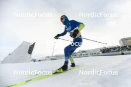 20.01.2024, Oberhof, Germany (GER): Vladislav Kovalyov (KAZ) - FIS world cup cross-country, mass, Oberhof (GER). www.nordicfocus.com. © Modica/NordicFocus. Every downloaded picture is fee-liable.