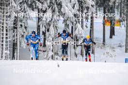 20.01.2024, Oberhof, Germany (GER): Naoto Baba (JPN), Janosch Brugger (GER), (l-r)  - FIS world cup cross-country, mass, Oberhof (GER). www.nordicfocus.com. © Authamayou/NordicFocus. Every downloaded picture is fee-liable.