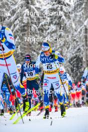 20.01.2024, Oberhof, Germany (GER): Jens Burman (SWE) - FIS world cup cross-country, mass, Oberhof (GER). www.nordicfocus.com. © Authamayou/NordicFocus. Every downloaded picture is fee-liable.