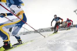 20.01.2024, Oberhof, Germany (GER): Friedrich Moch (GER), Mattis Stenshagen (NOR), (l-r)  - FIS world cup cross-country, mass, Oberhof (GER). www.nordicfocus.com. © Modica/NordicFocus. Every downloaded picture is fee-liable.