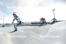 20.01.2024, Oberhof, Germany (GER): Gustaf Berglund (SWE), Naoto Baba (JPN), Dietmar Noeckler (ITA), (l-r)  - FIS world cup cross-country, mass, Oberhof (GER). www.nordicfocus.com. © Modica/NordicFocus. Every downloaded picture is fee-liable.