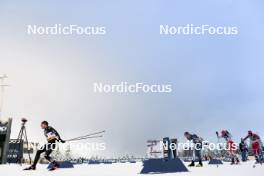 20.01.2024, Oberhof, Germany (GER): Elia Barp (ITA), Iivo Niskanen (FIN), Beda Klee (SUI), Harald Oestberg Amundsen (NOR), (l-r)  - FIS world cup cross-country, mass, Oberhof (GER). www.nordicfocus.com. © Modica/NordicFocus. Every downloaded picture is fee-liable.