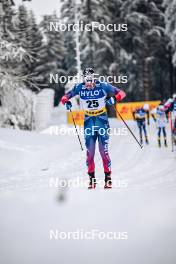 20.01.2024, Oberhof, Germany (GER): Gus Schumacher (USA) - FIS world cup cross-country, mass, Oberhof (GER). www.nordicfocus.com. © Authamayou/NordicFocus. Every downloaded picture is fee-liable.