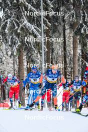 20.01.2024, Oberhof, Germany (GER): Perttu Hyvarinen (FIN), Andrew Musgrave (GBR), (l-r)  - FIS world cup cross-country, mass, Oberhof (GER). www.nordicfocus.com. © Authamayou/NordicFocus. Every downloaded picture is fee-liable.