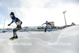 20.01.2024, Oberhof, Germany (GER): Naoto Baba (JPN), Dietmar Noeckler (ITA), (l-r)  - FIS world cup cross-country, mass, Oberhof (GER). www.nordicfocus.com. © Modica/NordicFocus. Every downloaded picture is fee-liable.