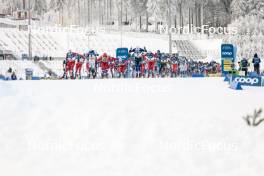 20.01.2024, Oberhof, Germany (GER): Start of mens race - FIS world cup cross-country, mass, Oberhof (GER). www.nordicfocus.com. © Modica/NordicFocus. Every downloaded picture is fee-liable.