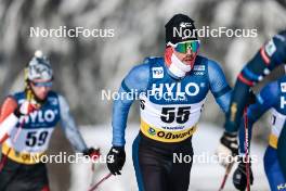 20.01.2024, Oberhof, Germany (GER): Imanol Rojo (ESP) - FIS world cup cross-country, mass, Oberhof (GER). www.nordicfocus.com. © Modica/NordicFocus. Every downloaded picture is fee-liable.