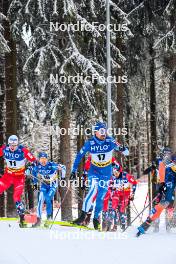 20.01.2024, Oberhof, Germany (GER): Perttu Hyvarinen (FIN) - FIS world cup cross-country, mass, Oberhof (GER). www.nordicfocus.com. © Authamayou/NordicFocus. Every downloaded picture is fee-liable.