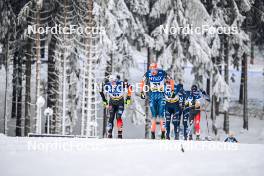 20.01.2024, Oberhof, Germany (GER): Jan-Friedrich Doerks (GER), Thomas Maloney Westgaard (IRL), (l-r)  - FIS world cup cross-country, mass, Oberhof (GER). www.nordicfocus.com. © Authamayou/NordicFocus. Every downloaded picture is fee-liable.