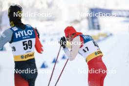 20.01.2024, Oberhof, Germany (GER): Nicola Wigger (SUI) - FIS world cup cross-country, mass, Oberhof (GER). www.nordicfocus.com. © Modica/NordicFocus. Every downloaded picture is fee-liable.