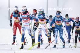 21.01.2024, Oberhof, Germany (GER): Kristin Austgulen Fosnaes (NOR), Emma Ribom (SWE), (l-r)  - FIS world cup cross-country, relay, Oberhof (GER). www.nordicfocus.com. © Modica/NordicFocus. Every downloaded picture is fee-liable.