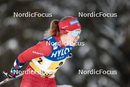 21.01.2024, Oberhof, Germany (GER): Margrethe Bergane (NOR) - FIS world cup cross-country, relay, Oberhof (GER). www.nordicfocus.com. © Modica/NordicFocus. Every downloaded picture is fee-liable.