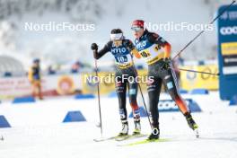 21.01.2024, Oberhof, Germany (GER): Lena Keck (GER), Coletta Rydzek (GER), (l-r)  - FIS world cup cross-country, relay, Oberhof (GER). www.nordicfocus.com. © Modica/NordicFocus. Every downloaded picture is fee-liable.