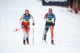 21.01.2024, Oberhof, Germany (GER): Desiree Steiner (SUI), Olivia Bouffard-Nesbitt (CAN), (l-r)  - FIS world cup cross-country, relay, Oberhof (GER). www.nordicfocus.com. © Modica/NordicFocus. Every downloaded picture is fee-liable.