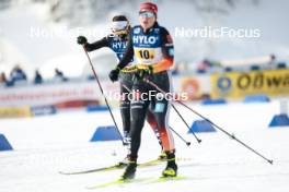 21.01.2024, Oberhof, Germany (GER): Lena Keck (GER), Coletta Rydzek (GER), (l-r)  - FIS world cup cross-country, relay, Oberhof (GER). www.nordicfocus.com. © Modica/NordicFocus. Every downloaded picture is fee-liable.