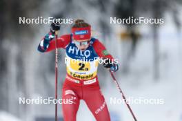 21.01.2024, Oberhof, Germany (GER): Margrethe Bergane (NOR) - FIS world cup cross-country, relay, Oberhof (GER). www.nordicfocus.com. © Modica/NordicFocus. Every downloaded picture is fee-liable.