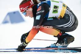 21.01.2024, Oberhof, Germany (GER): Verena Veit (GER) - FIS world cup cross-country, relay, Oberhof (GER). www.nordicfocus.com. © Modica/NordicFocus. Every downloaded picture is fee-liable.