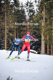 21.01.2024, Oberhof, Germany (GER): Margrethe Bergane (NOR) - FIS world cup cross-country, relay, Oberhof (GER). www.nordicfocus.com. © Authamayou/NordicFocus. Every downloaded picture is fee-liable.