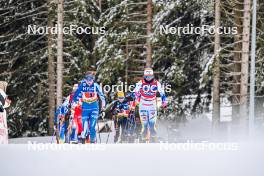 21.01.2024, Oberhof, Germany (GER): Johanna Matintalo (FIN), Linn Svahn (SWE), (l-r)  - FIS world cup cross-country, relay, Oberhof (GER). www.nordicfocus.com. © Authamayou/NordicFocus. Every downloaded picture is fee-liable.