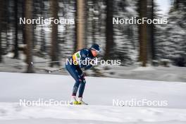 21.01.2024, Oberhof, Germany (GER): Caterina Ganz (ITA) - FIS world cup cross-country, relay, Oberhof (GER). www.nordicfocus.com. © Authamayou/NordicFocus. Every downloaded picture is fee-liable.