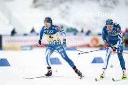 21.01.2024, Oberhof, Germany (GER): Krista Parmakoski (FIN), Anne Kyllonen (FIN), (l-r)  - FIS world cup cross-country, relay, Oberhof (GER). www.nordicfocus.com. © Modica/NordicFocus. Every downloaded picture is fee-liable.