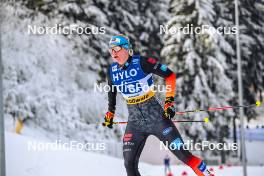 21.01.2024, Oberhof, Germany (GER): Victoria Carl (GER) - FIS world cup cross-country, relay, Oberhof (GER). www.nordicfocus.com. © Authamayou/NordicFocus. Every downloaded picture is fee-liable.