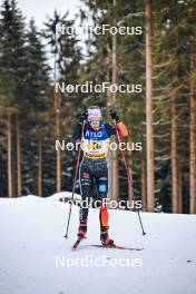 21.01.2024, Oberhof, Germany (GER): Pia Fink (GER) - FIS world cup cross-country, relay, Oberhof (GER). www.nordicfocus.com. © Authamayou/NordicFocus. Every downloaded picture is fee-liable.