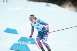 28.01.2024, Goms, Switzerland (SUI): Rosie Brennan (USA) - FIS world cup cross-country, mass, Goms (SUI). www.nordicfocus.com. © Modica/NordicFocus. Every downloaded picture is fee-liable.