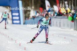 09.02.2024, Canmore, Canada (CAN): Lauren Jortberg (USA) - FIS world cup cross-country, 15km mass, Canmore (CAN). www.nordicfocus.com. © Modica/NordicFocus. Every downloaded picture is fee-liable.