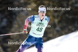 09.02.2024, Canmore, Canada (CAN): Braden Becker (USA) - FIS world cup cross-country, 15km mass, Canmore (CAN). www.nordicfocus.com. © Modica/NordicFocus. Every downloaded picture is fee-liable.