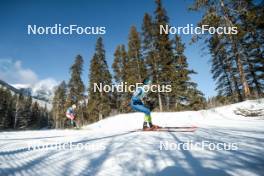 09.02.2024, Canmore, Canada (CAN): Anna Stewart (CAN), Eva Urevc (SLO), (l-r)  - FIS world cup cross-country, 15km mass, Canmore (CAN). www.nordicfocus.com. © Modica/NordicFocus. Every downloaded picture is fee-liable.