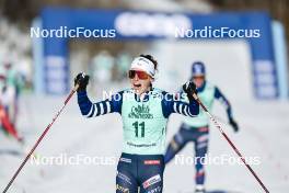 09.02.2024, Canmore, Canada (CAN): Delphine Claudel (FRA) - FIS world cup cross-country, 15km mass, Canmore (CAN). www.nordicfocus.com. © Modica/NordicFocus. Every downloaded picture is fee-liable.