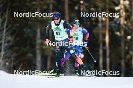 09.02.2024, Canmore, Canada (CAN): Florian Knopf (GER) - FIS world cup cross-country, 15km mass, Canmore (CAN). www.nordicfocus.com. © Modica/NordicFocus. Every downloaded picture is fee-liable.