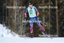 09.02.2024, Canmore, Canada (CAN): Ben Ogden (USA) - FIS world cup cross-country, 15km mass, Canmore (CAN). www.nordicfocus.com. © Modica/NordicFocus. Every downloaded picture is fee-liable.