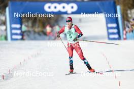 09.02.2024, Canmore, Canada (CAN): Simen Hegstad Krueger (NOR) - FIS world cup cross-country, 15km mass, Canmore (CAN). www.nordicfocus.com. © Modica/NordicFocus. Every downloaded picture is fee-liable.