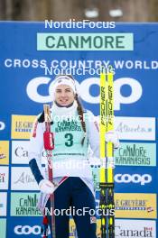 10.02.2024, Canmore, Canada (CAN): Kristine Stavaas Skistad (NOR) - FIS world cup cross-country, individual sprint, Canmore (CAN). www.nordicfocus.com. © Modica/NordicFocus. Every downloaded picture is fee-liable.