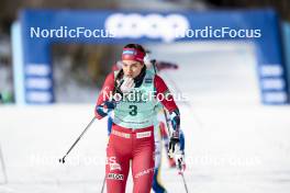 10.02.2024, Canmore, Canada (CAN): Kristine Stavaas Skistad (NOR) - FIS world cup cross-country, individual sprint, Canmore (CAN). www.nordicfocus.com. © Modica/NordicFocus. Every downloaded picture is fee-liable.