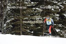 11.02.2024, Canmore, Canada (CAN): Felix-Olivier Moreau (CAN) - FIS world cup cross-country, mass, Canmore (CAN). www.nordicfocus.com. © Modica/NordicFocus. Every downloaded picture is fee-liable.