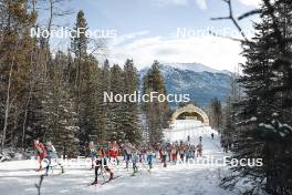 11.02.2024, Canmore, Canada (CAN): Womens race - FIS world cup cross-country, mass, Canmore (CAN). www.nordicfocus.com. © Modica/NordicFocus. Every downloaded picture is fee-liable.