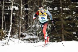 11.02.2024, Canmore, Canada (CAN): Aidan Kirkham (CAN) - FIS world cup cross-country, mass, Canmore (CAN). www.nordicfocus.com. © Modica/NordicFocus. Every downloaded picture is fee-liable.