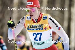 11.02.2024, Canmore, Canada (CAN): Desiree Steiner (SUI) - FIS world cup cross-country, mass, Canmore (CAN). www.nordicfocus.com. © Modica/NordicFocus. Every downloaded picture is fee-liable.