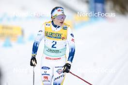 11.02.2024, Canmore, Canada (CAN): Ebba Andersson (SWE) - FIS world cup cross-country, mass, Canmore (CAN). www.nordicfocus.com. © Modica/NordicFocus. Every downloaded picture is fee-liable.